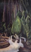 Emily Carr Sea Drift at the edge of the forest oil on canvas